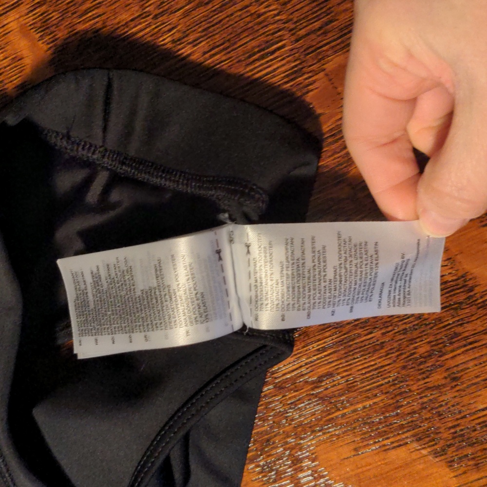 NWOT! Adidas Logo Climatech Black Sports Bra Size S - Picture 13 of 15